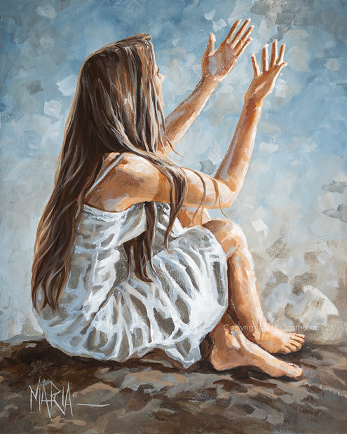 Maria Paint Kit – "Devotion" | A4 Canvas Painting Kit with Step-by-Step Guide | House of Maria