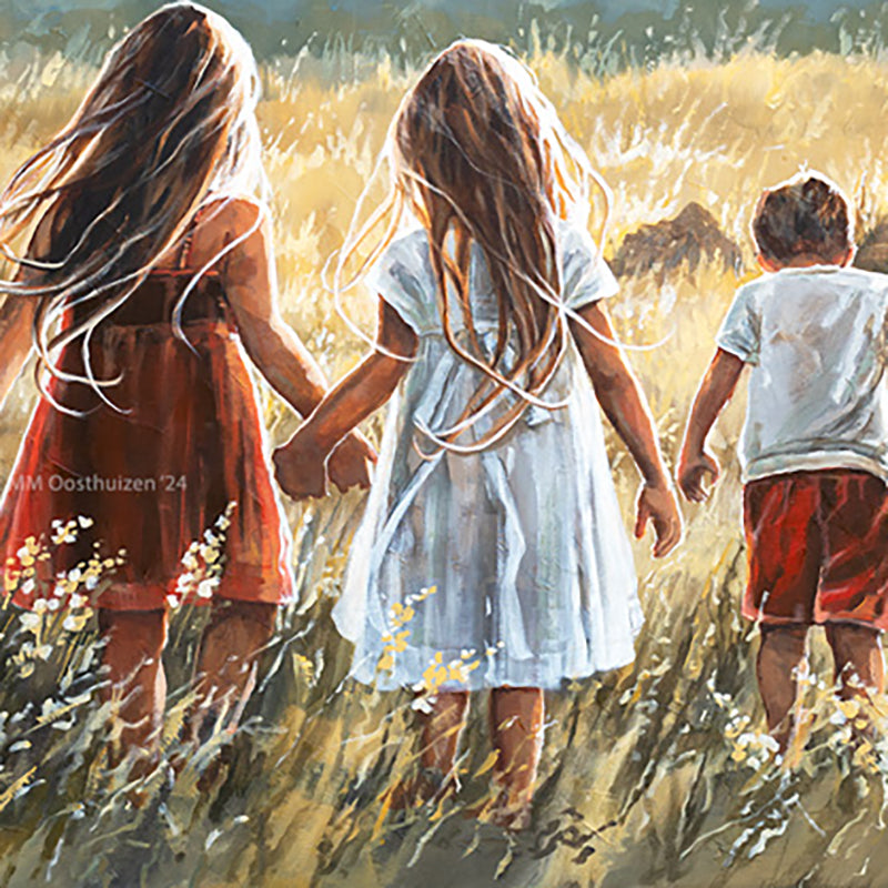 Snyman kinders | A3 Paper Print