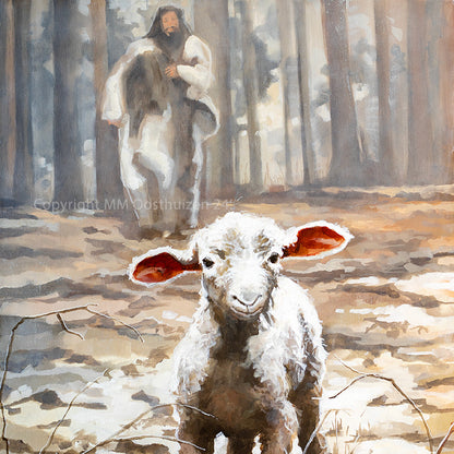 Never Lost fine art print, inspirational spiritual artwork, A3 size, House of Maria Magdalena Oosthuizen.