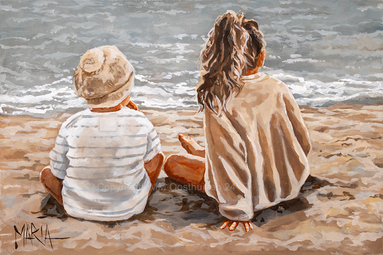 Little Beach Bums| Canvas Prints