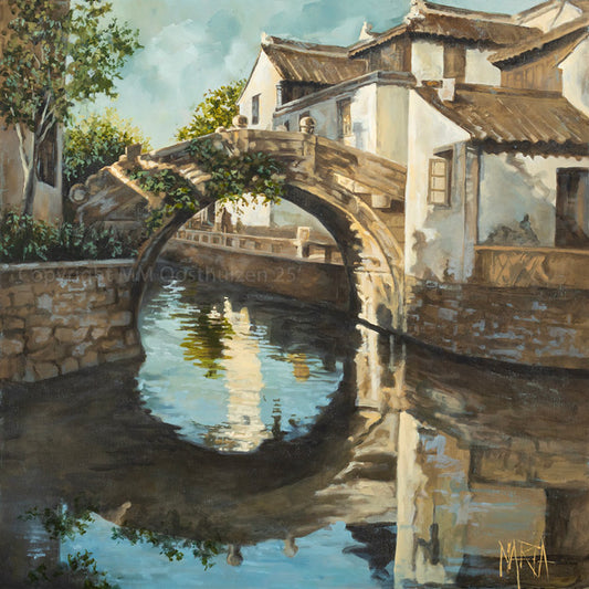 Corfu Lakeside (2)| Canvas Prints