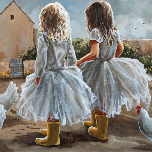 Marie Kruger dogters | Canvas Prints