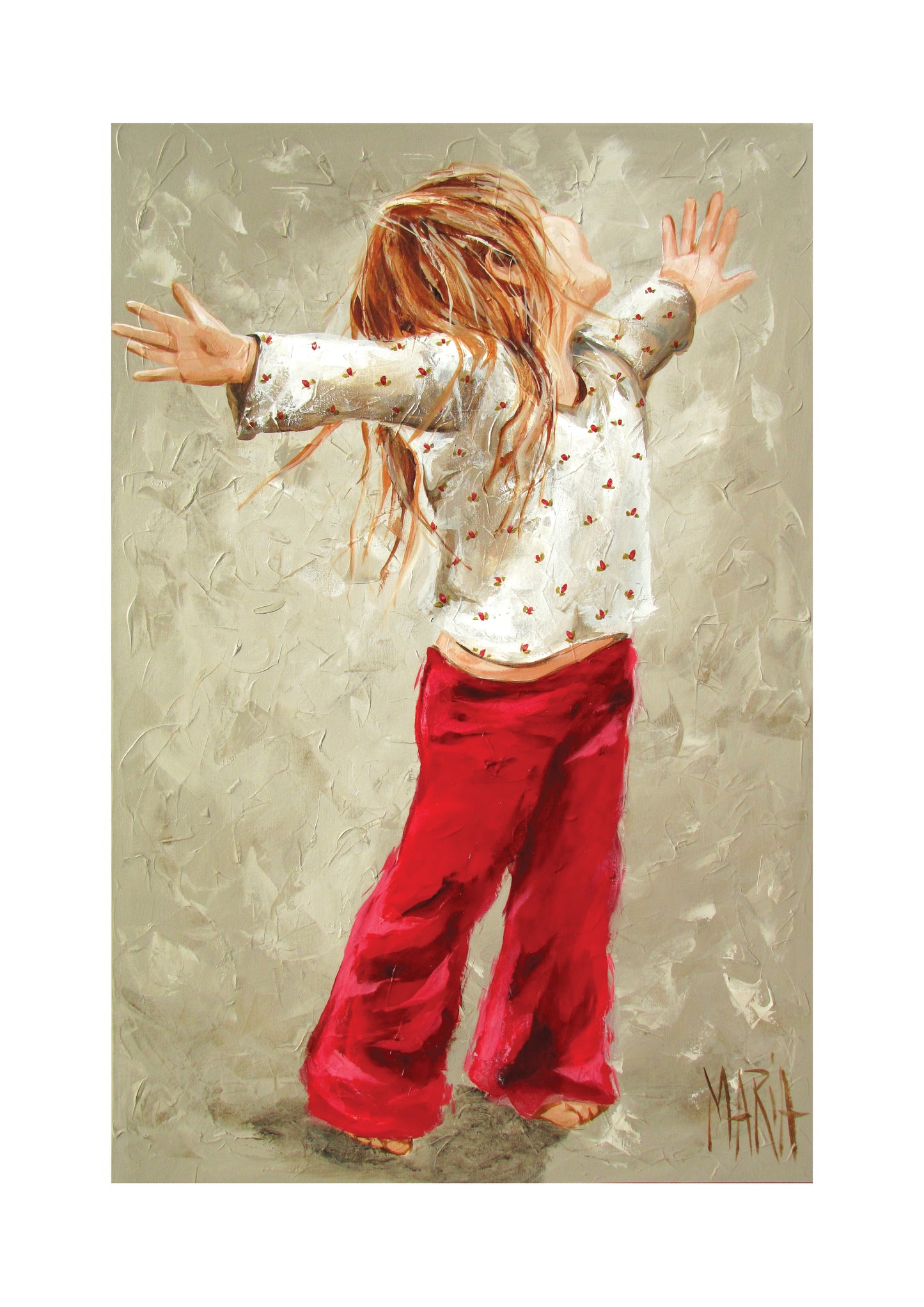 Dancing girl| A3 Paper Print
