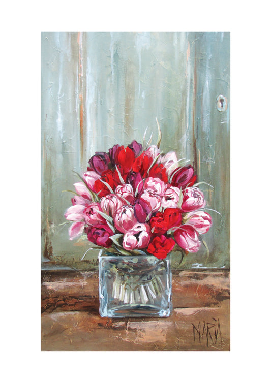 Blomme A3 paper print fine art by Maria Magdalena Oosthuizen