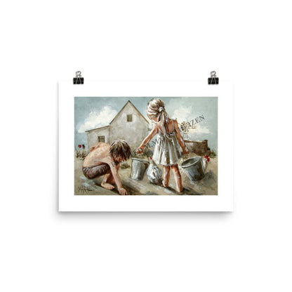 Twee Emmers | A3 Paper Print