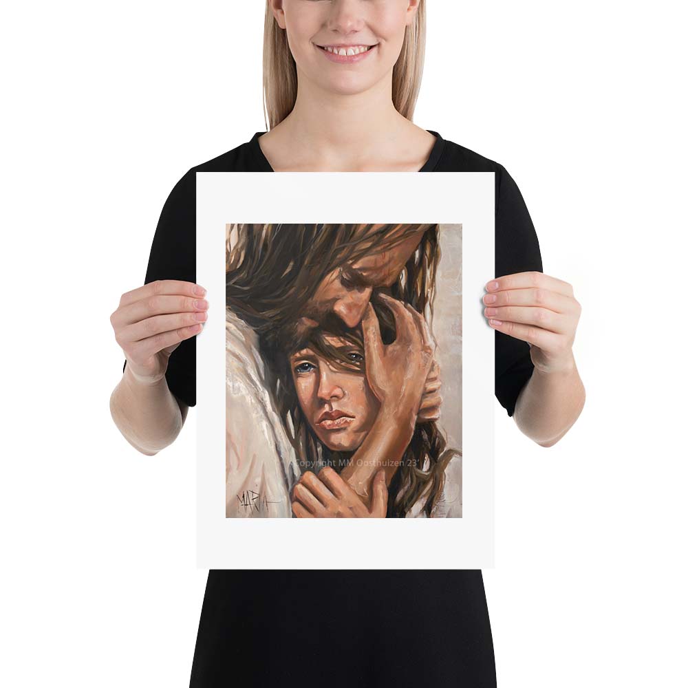 The Shepherds Embrace | A3 Paper Print