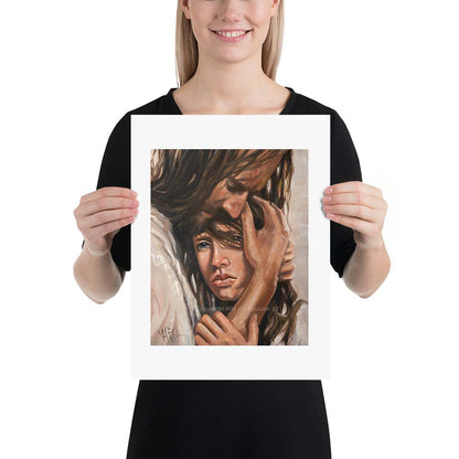 The Shepherds Embrace | A3 Paper Print