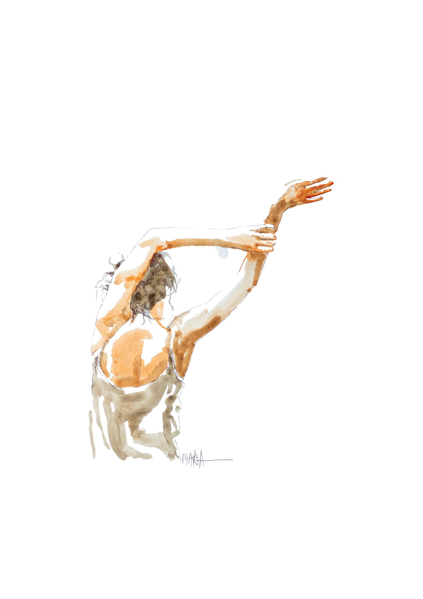 Dancing to the beat of His heart/ A3 Paper Print