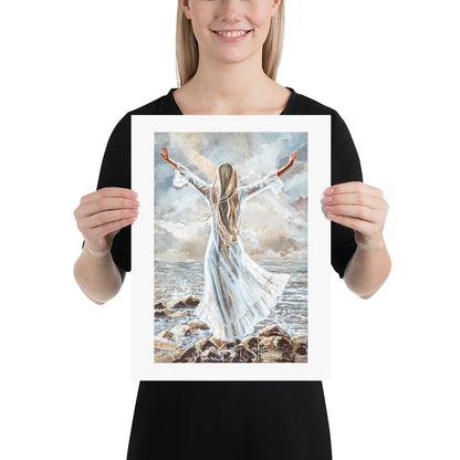 Blessed is she | A3 Paper Print