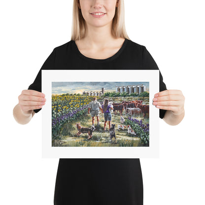 Die Snyman Plaas | A3 Paper Print