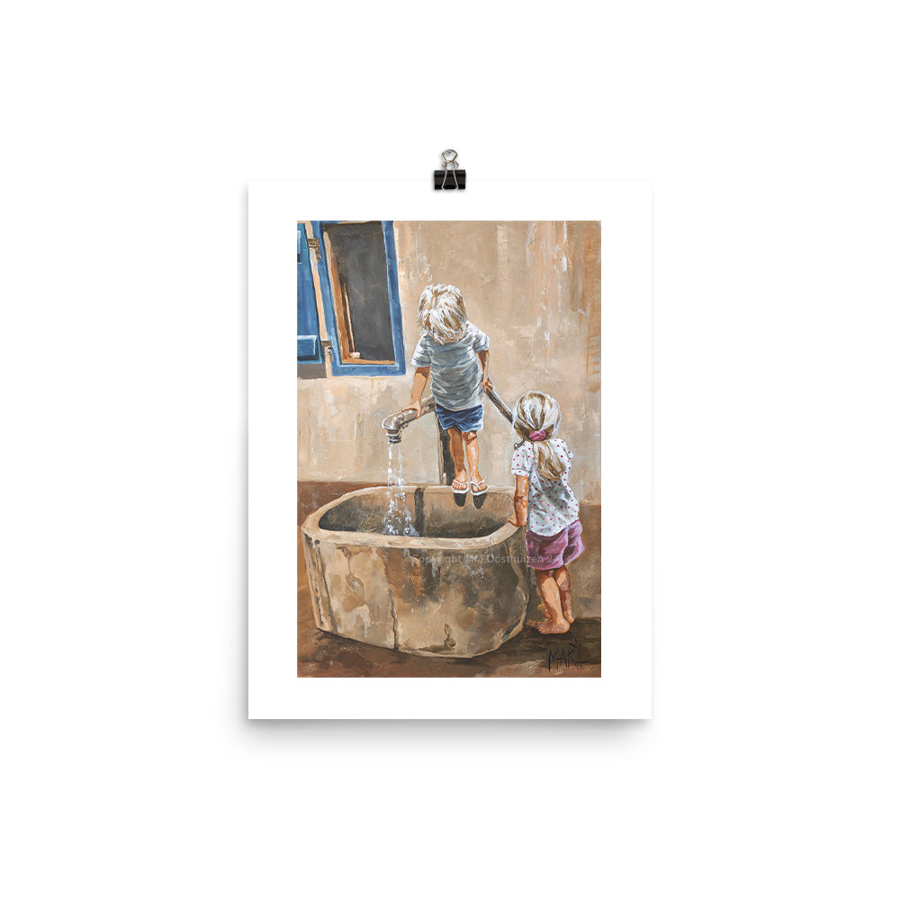 Buite Bad | A3 Paper Print