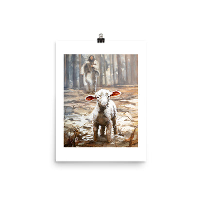 Never Lost fine art print, inspirational spiritual artwork, A3 size, House of Maria Magdalena Oosthuizen.