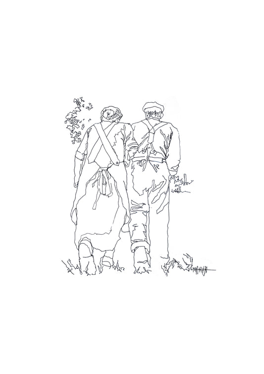 Old school A3 paper print fine art by Maria Magdalena Oosthuizen
