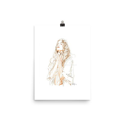 Feel the sun (1) | A3 Paper Print
