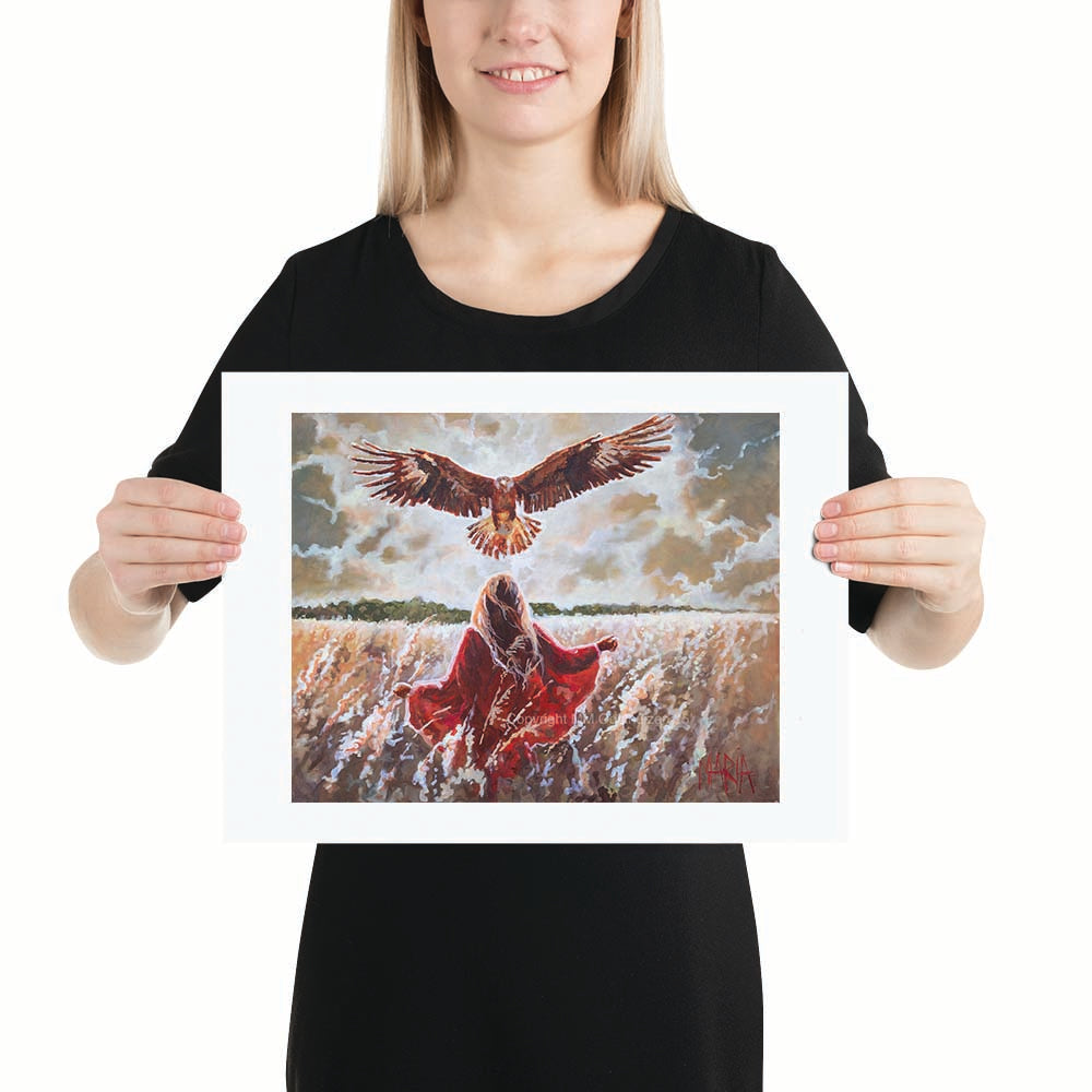 Rising above the serpent | A3 Paper Print