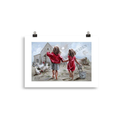 Sisters | A4 Paper Print