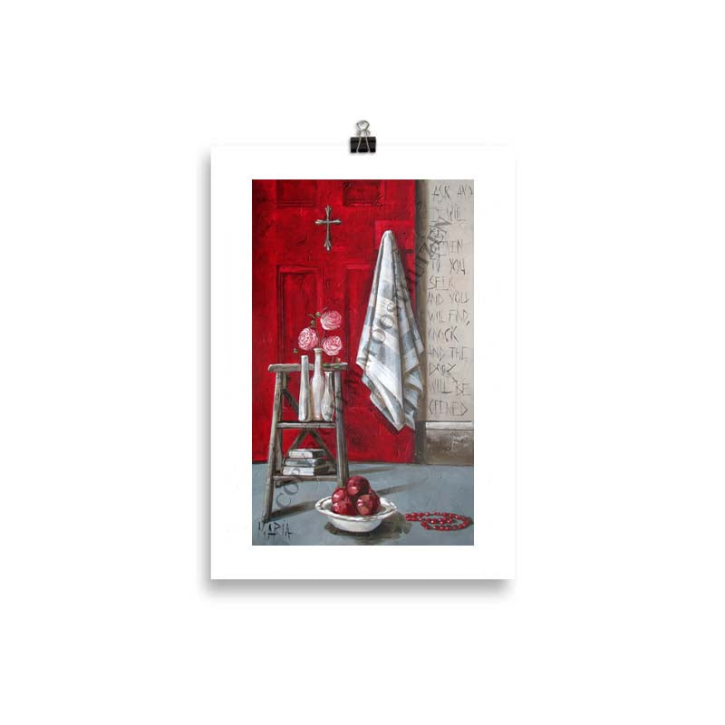 Knock and the door will be opened | A4 Paper Print