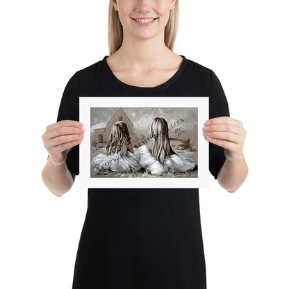 Troue op die plaas | A4 Paper Print