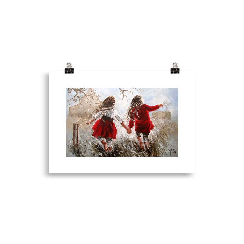 Dance in the field | A4 Paper Print