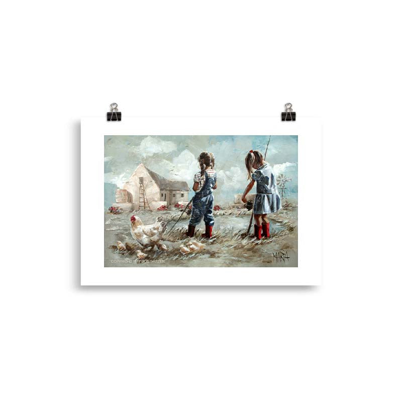 Let's go fishing | A4 Paper Print