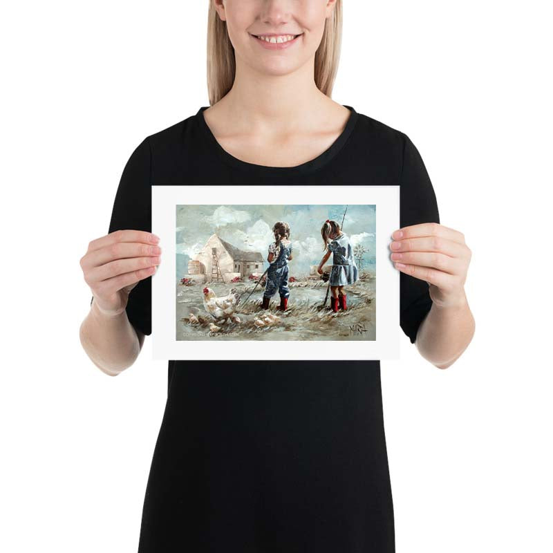 Let's go fishing | A4 Paper Print