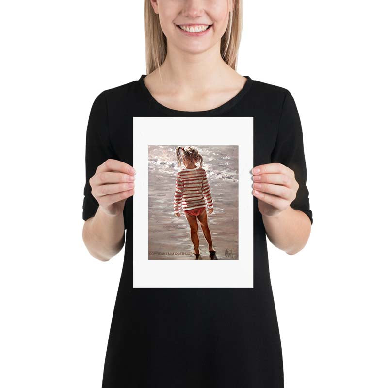 Loop en skulpies soek | A4 Paper Print