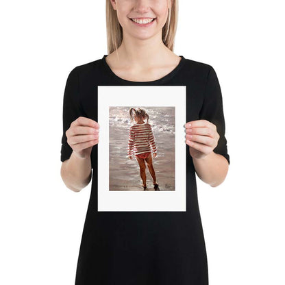 Loop en skulpies soek | A4 Paper Print
