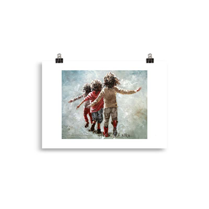 Three in a row | A4 Paper Print