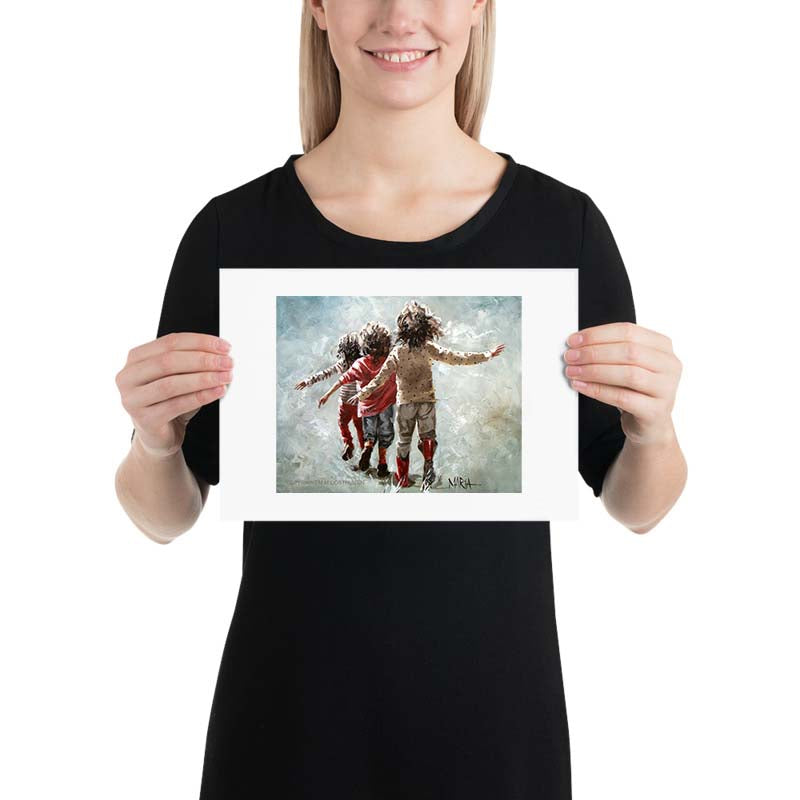 Three in a row | A4 Paper Print