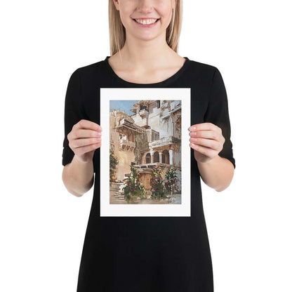 Epic splendor in athens | A4 Paper Print