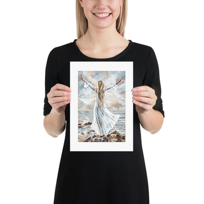 Blessed is she | A4 Paper Print
