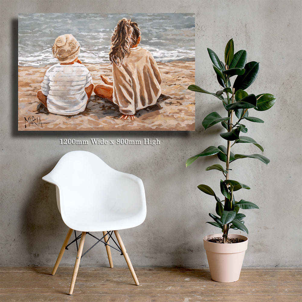 Little Beach Bums| Canvas Prints