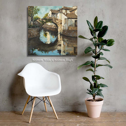 Corfu Lakeside | Canvas Prints