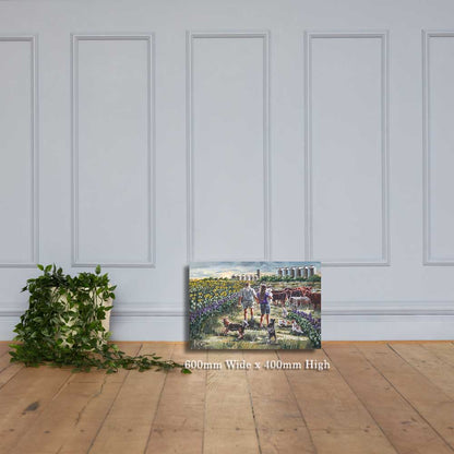 Die Snyman plaas | Canvas Prints