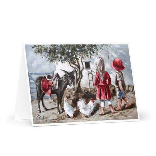 O die Donkie  | Greeting card