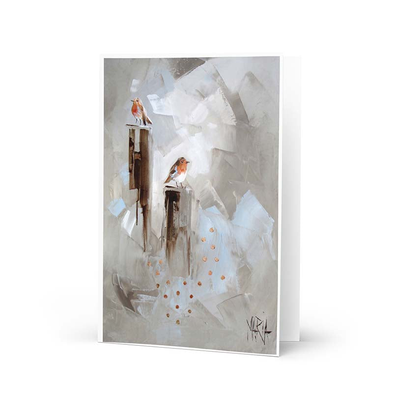 Dot Robin bird | Greeting card
