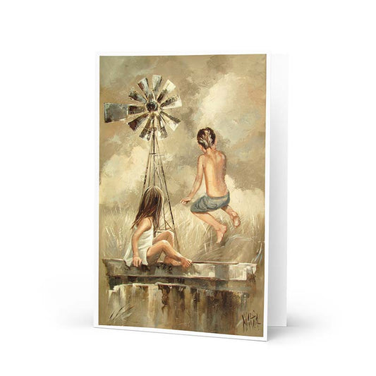 Plaasdam pret | Greeting card
