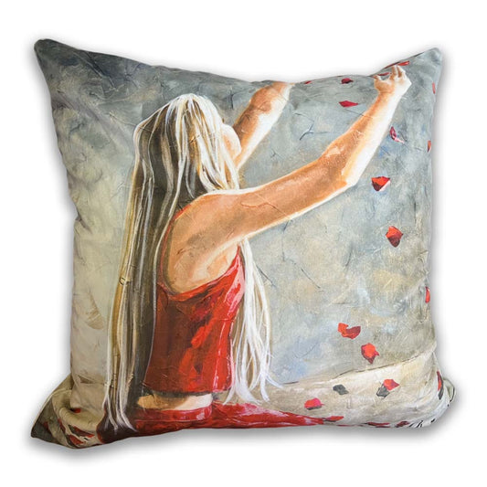 Grace falls down | Velvet Scatter Cushion