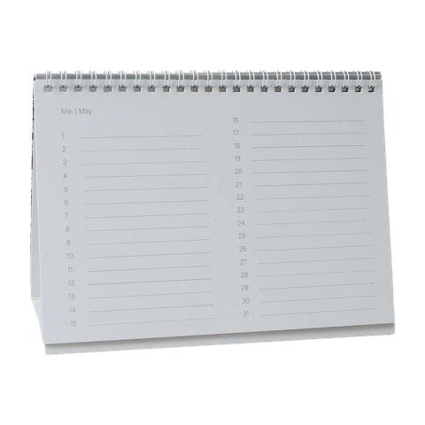 Birthday calendar inside page with space to write birthdays | Verjaarsdagkalender | House of Maria