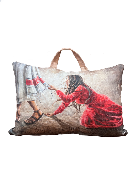 Prayer Cushion |  Touching the hem