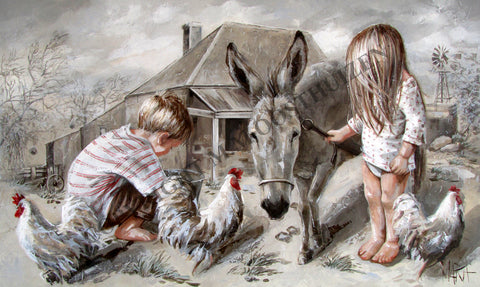 Die Klein Donkie | Canvas Print