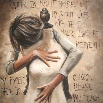 Touched by love  | Canvas Prints