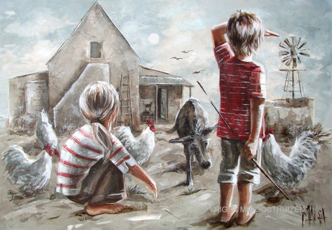 Op 'n dag | Canvas Prints