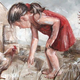 Feeding time | Canvas Prints