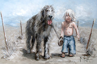 Uit op 'n leeujag | Canvas Prints
