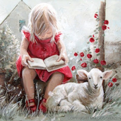Once upon a lamb | Canvas Prints