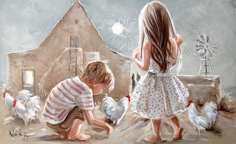 Moonlit nights (Oil) | Canvas Prints