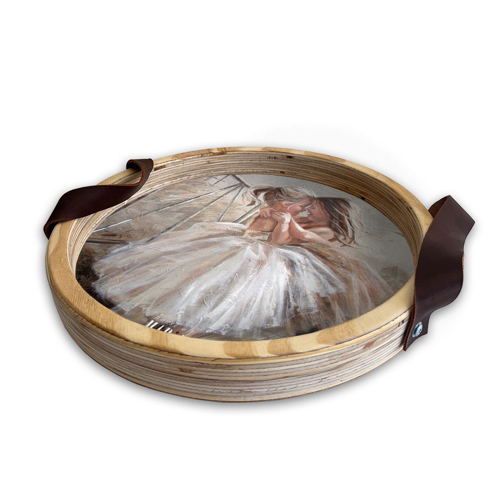 Draai by die Hek | Round Serving Tray