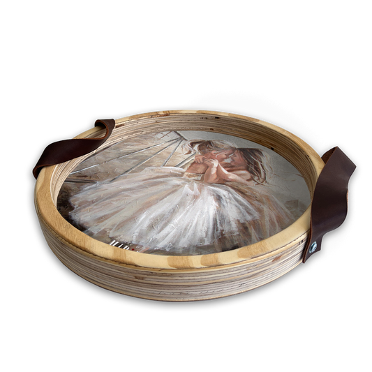 Draai by die Hek | Round Serving Tray