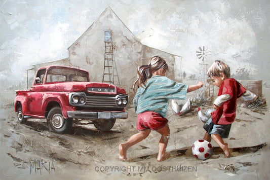 Vinnige voete A3 paper print, fine art by Maria Magdalena Oosthuizen | House of Maria